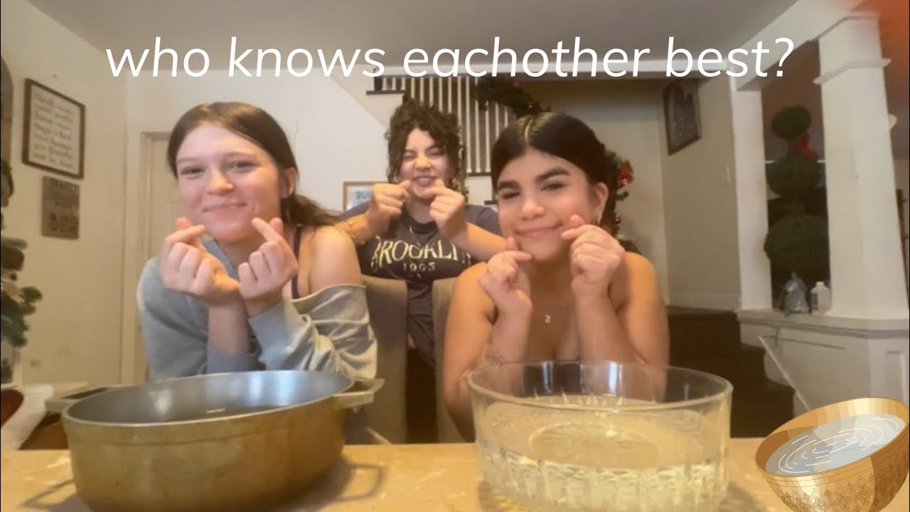 WHO KNOWS EACH OTHER BEST WATER CHALLENGE!! 