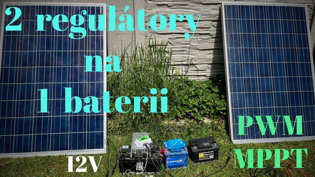 12V FVE a připojení 2 regulátorů nabíjení na 1 baterii