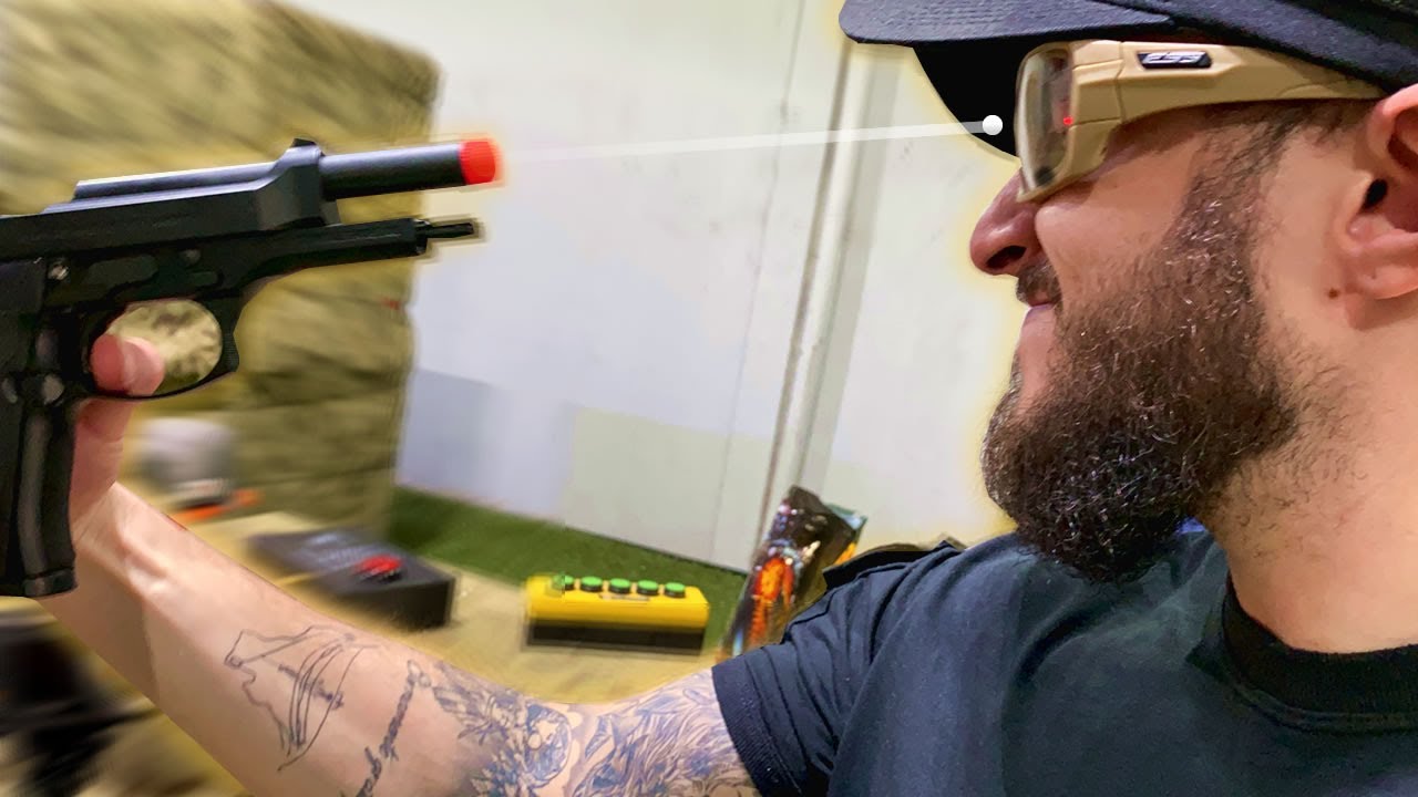 Testando ÓCULOS DE PROTEÇÃO antes de ir pro jogo de AIRSOFT