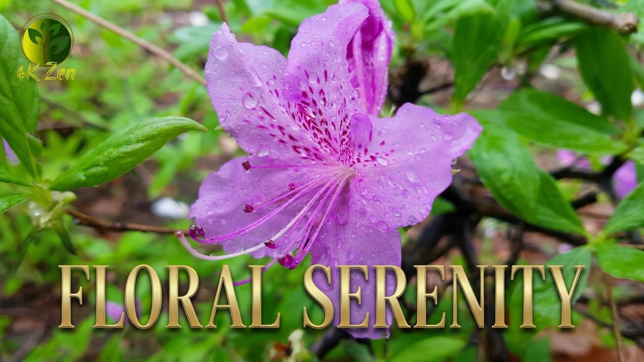 Floral Serenity (Relaxation Video) - 4K Zen