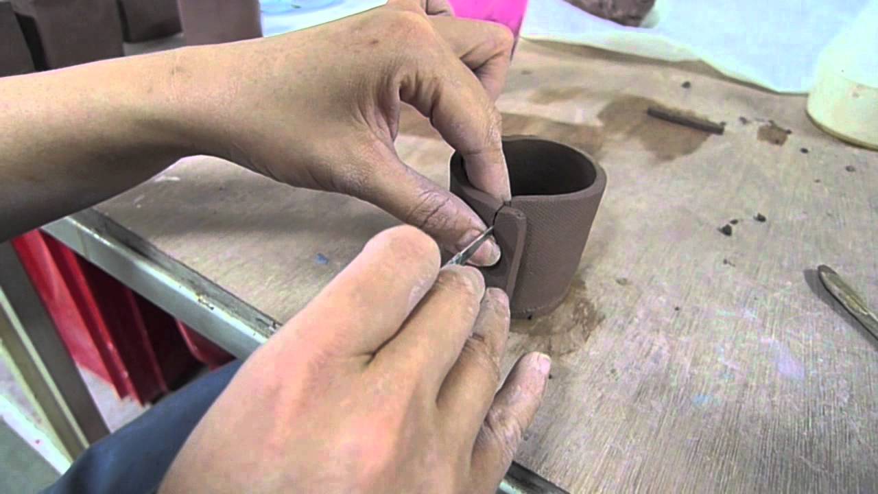 Making a bonsai pot - Clay Craft Malaysia