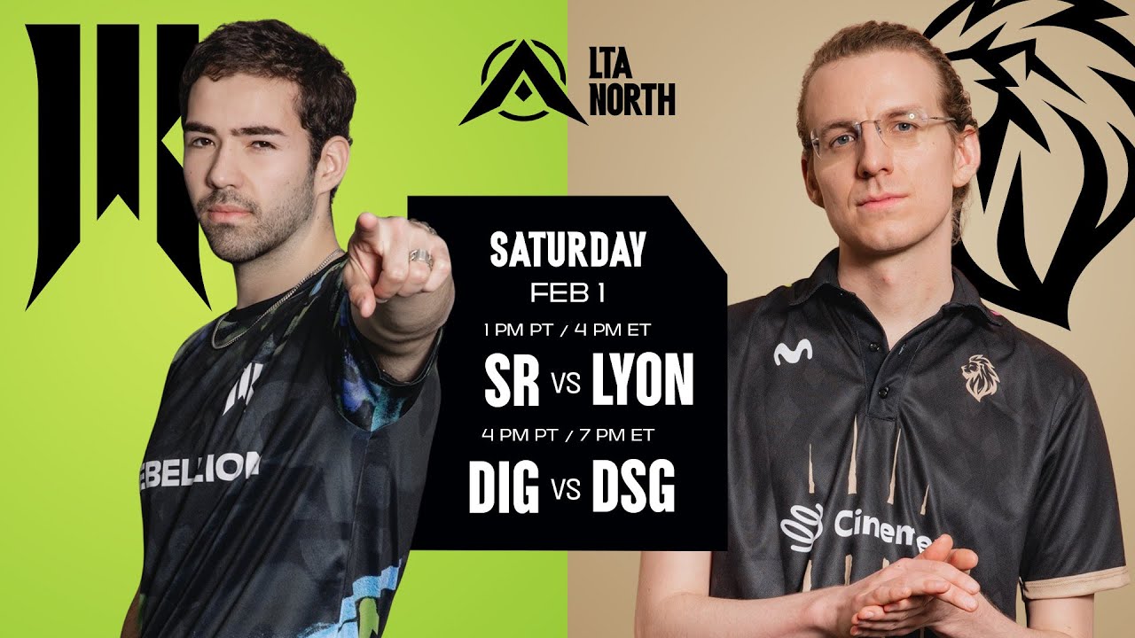 SR vs LYON | DIG vs DSG - 2025 LTA North Split 1 - Week 2 Day 1