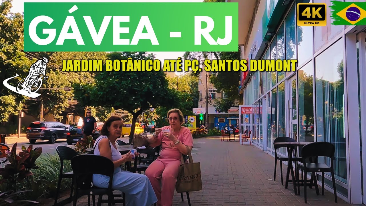 GÁVEA: Jardim Botânico até Praça Santos Dumont | Andando na Zona Sul do Rio de Janeiro - RJ