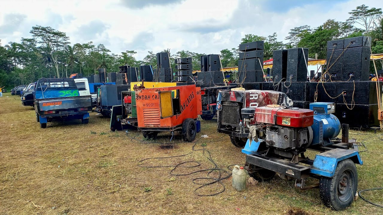 Deretan diesel Dompeng dan Genset Peserta Pasboy di Cepogo Boyolali