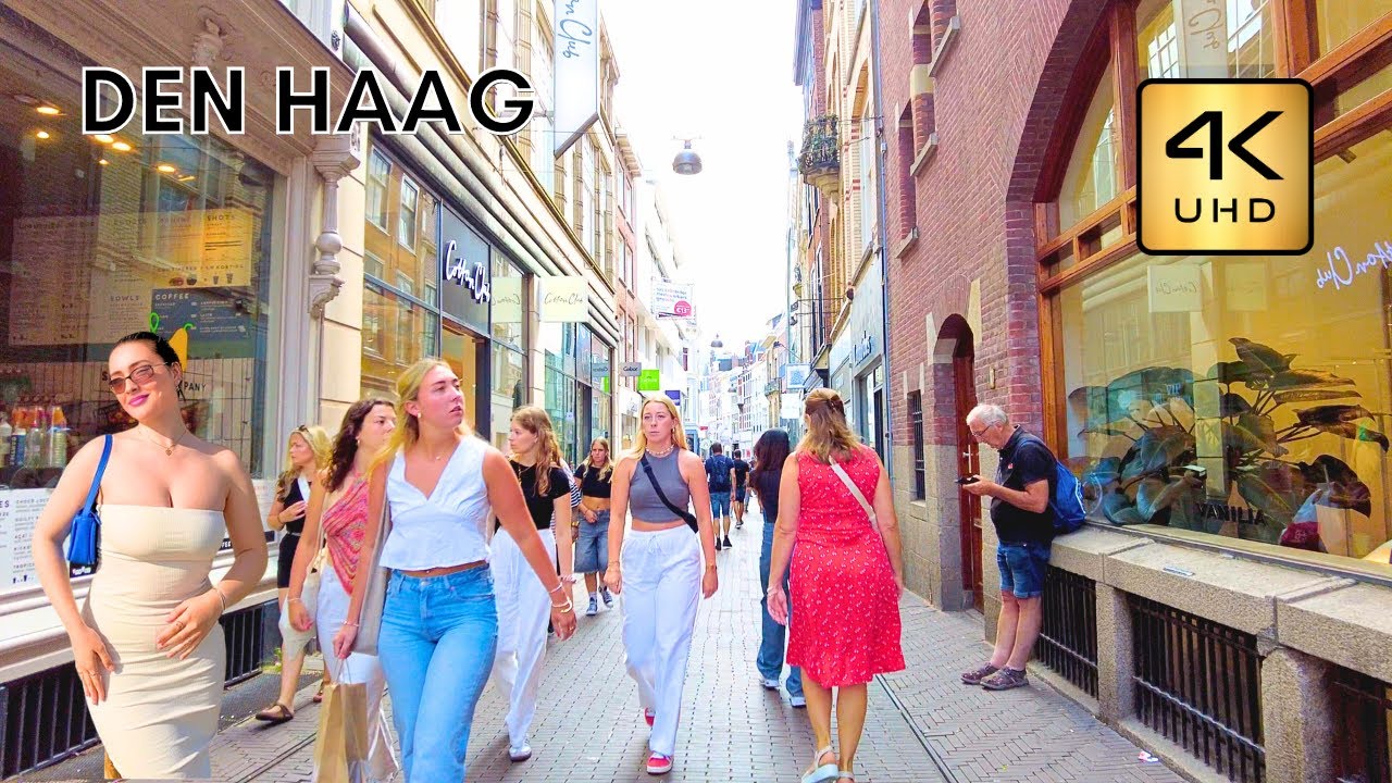 Гаага (Den Haag), красивый город в Нидерландах, пешеходная экскурсия в формате 4K, Travel Channel