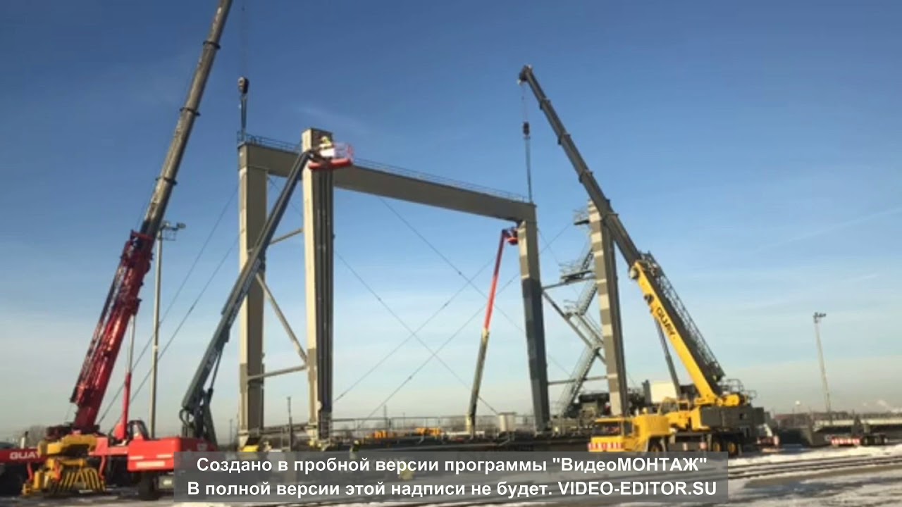 RTG dismantling / Разборка контейнерного перегружателя