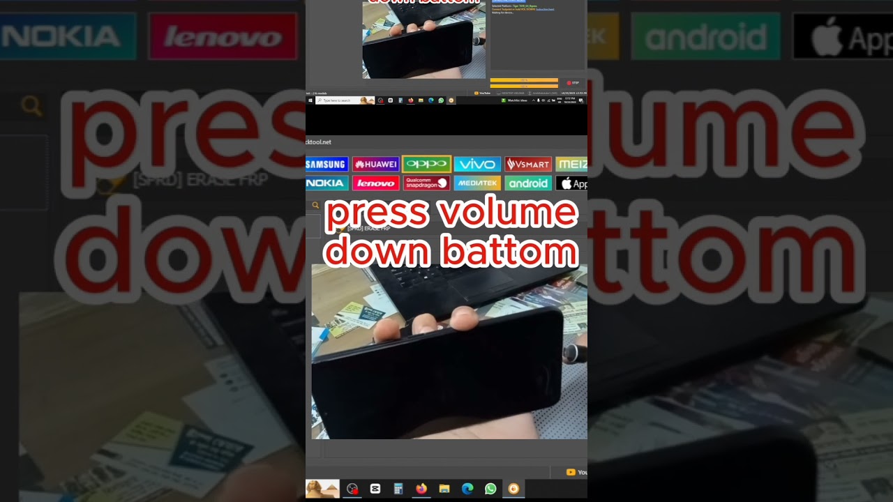 Realme C21Y RMX 3263 Remove frp & Lock reset unlocktool-sorts-oneclick-FRP UNLOCK