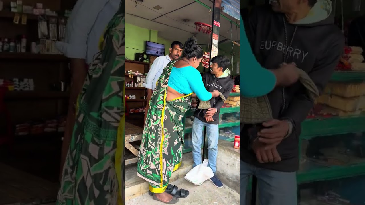দোকানে টাকা না দিতে পেরে কাস্টমার কে বেঁধে রাখবো দোকান দার