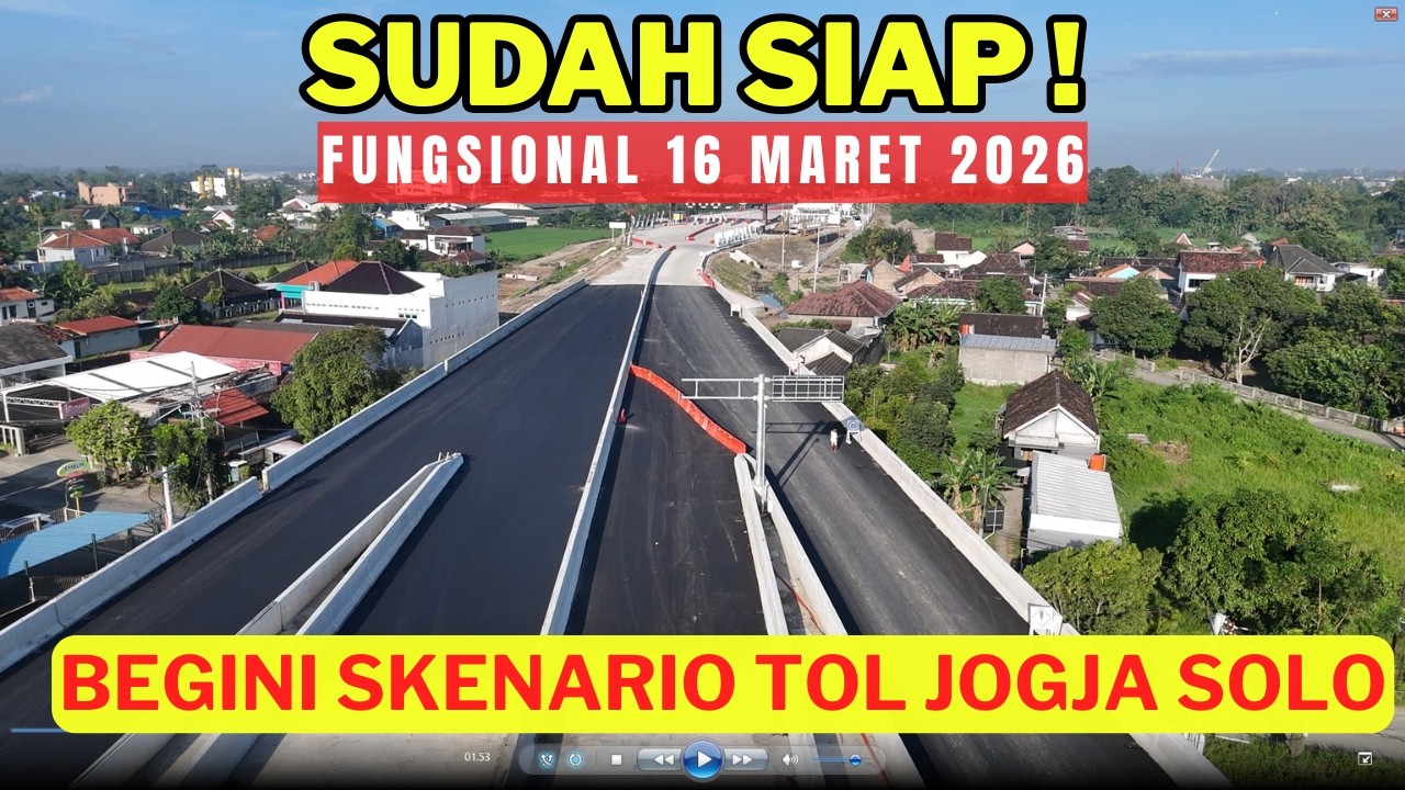 Terjadi Laka ‼️di depan Exit Kalasan Pagi Ini‼️Fungsional Tol Jogja Solo Sudah siap‼️Hati hati Padat