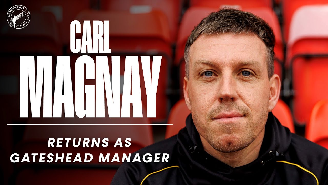 💬 "I feel really prepared" | Carl Magnay returns as Gateshead manager | INTERVIEW