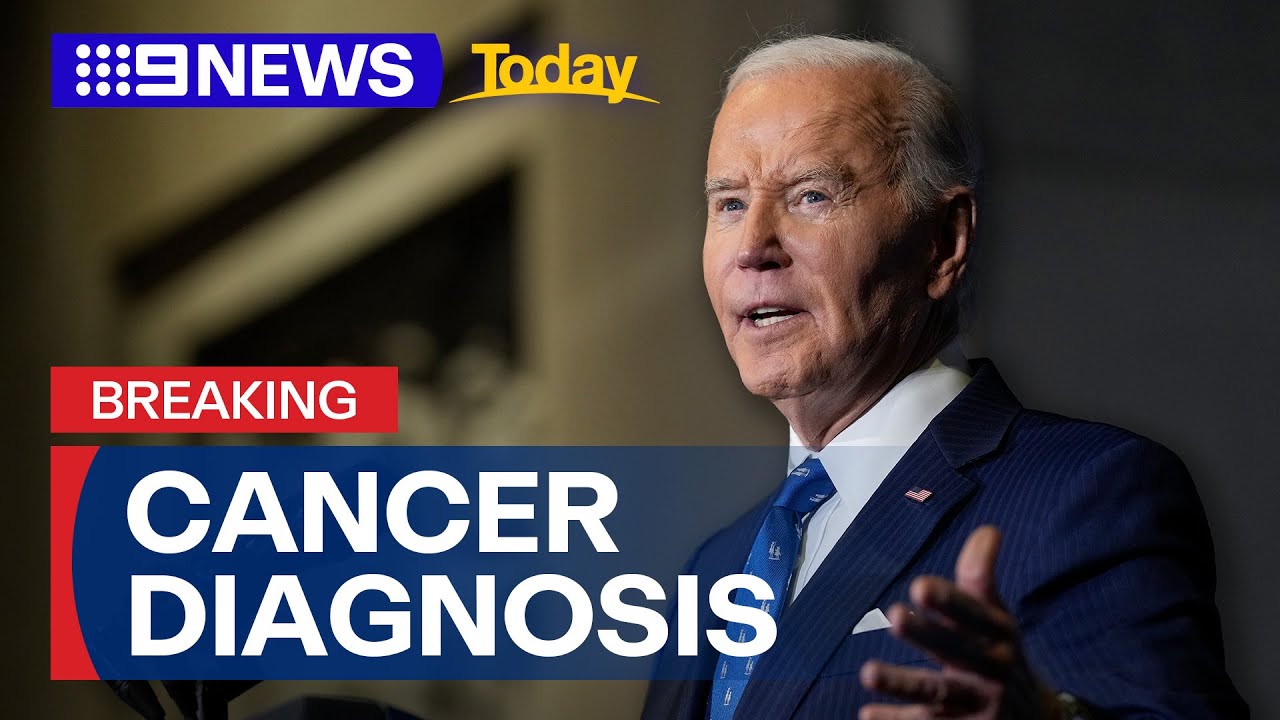 Former U.S. President Joe Biden diagnosed with 'aggressive' form of cancer | 9 News Australia