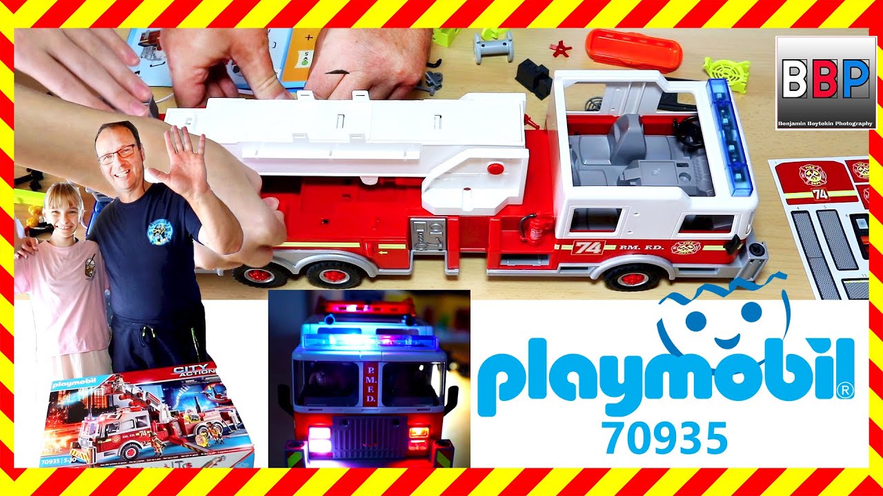 🚒 Playmobil 70935 US Tower Ladder - Unboxing & Assembling, Bad Surprise!