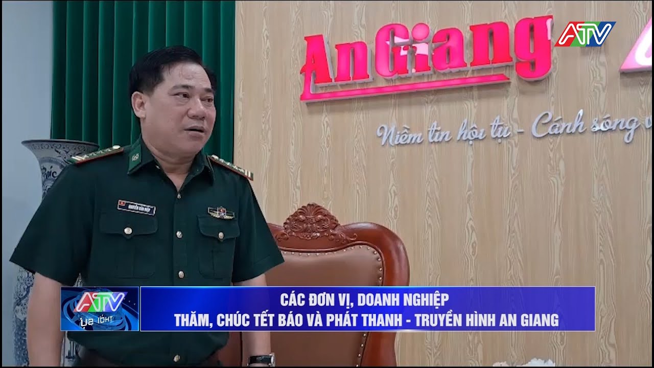 Các đơn vị, doanh nghiệp thăm, chúc tết Báo và PTTH An Giang | Truyền hình An Giang 2