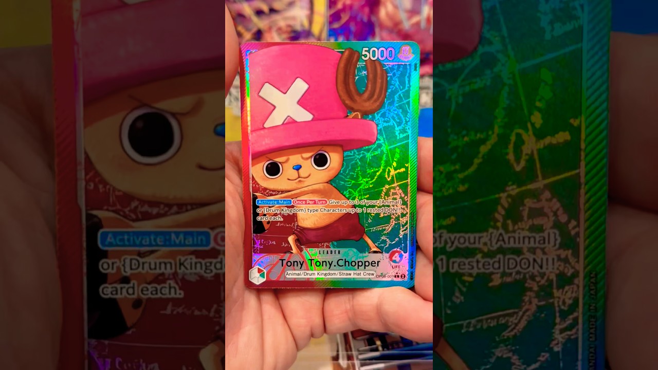 Rate it or Hate it! (One Piece Ton Tony Chopper Leader alt art) #onepiece #onepiecetcg