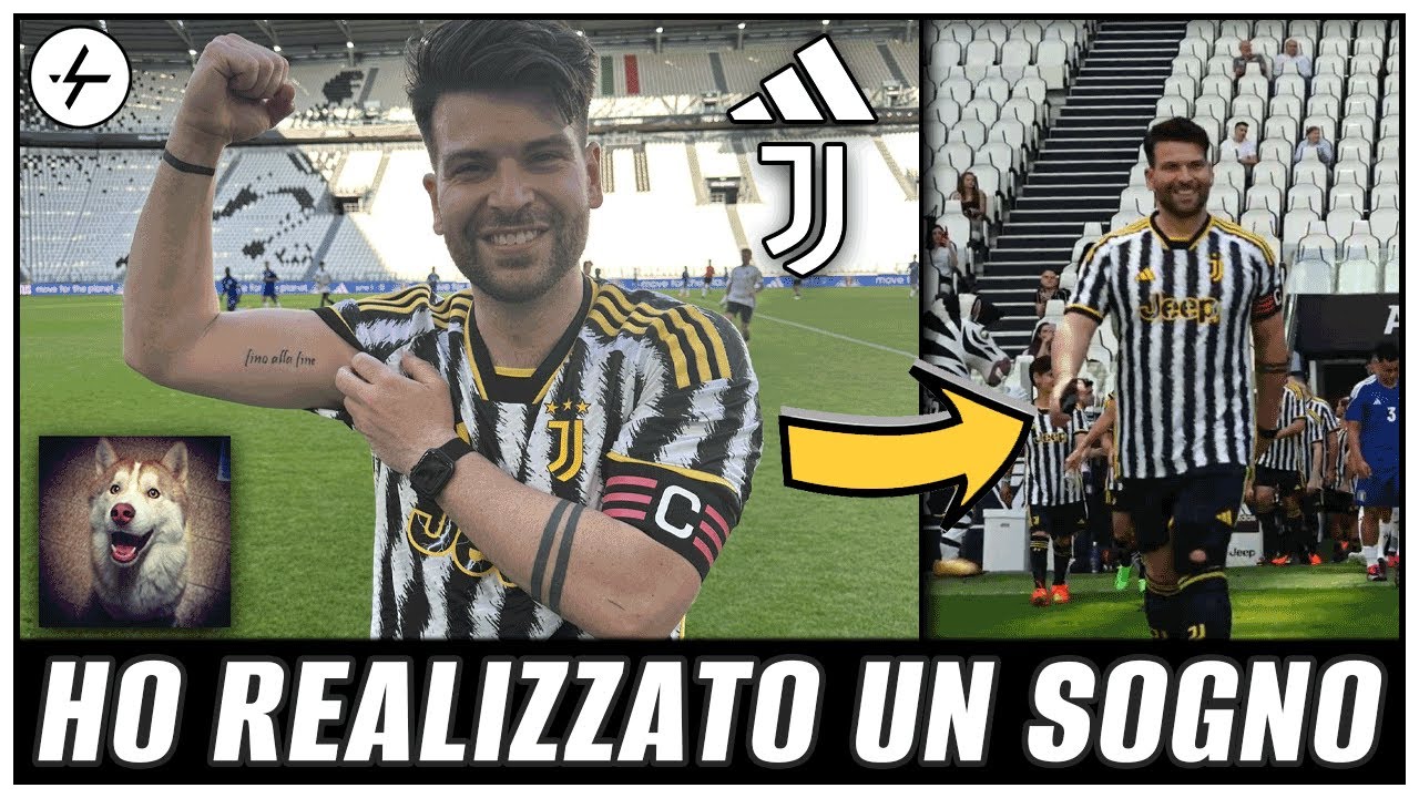Ho GIOCATO all'Allianz Stadium con la maglia della JUVENTUS (e ho pianto di gioia e di dolore)