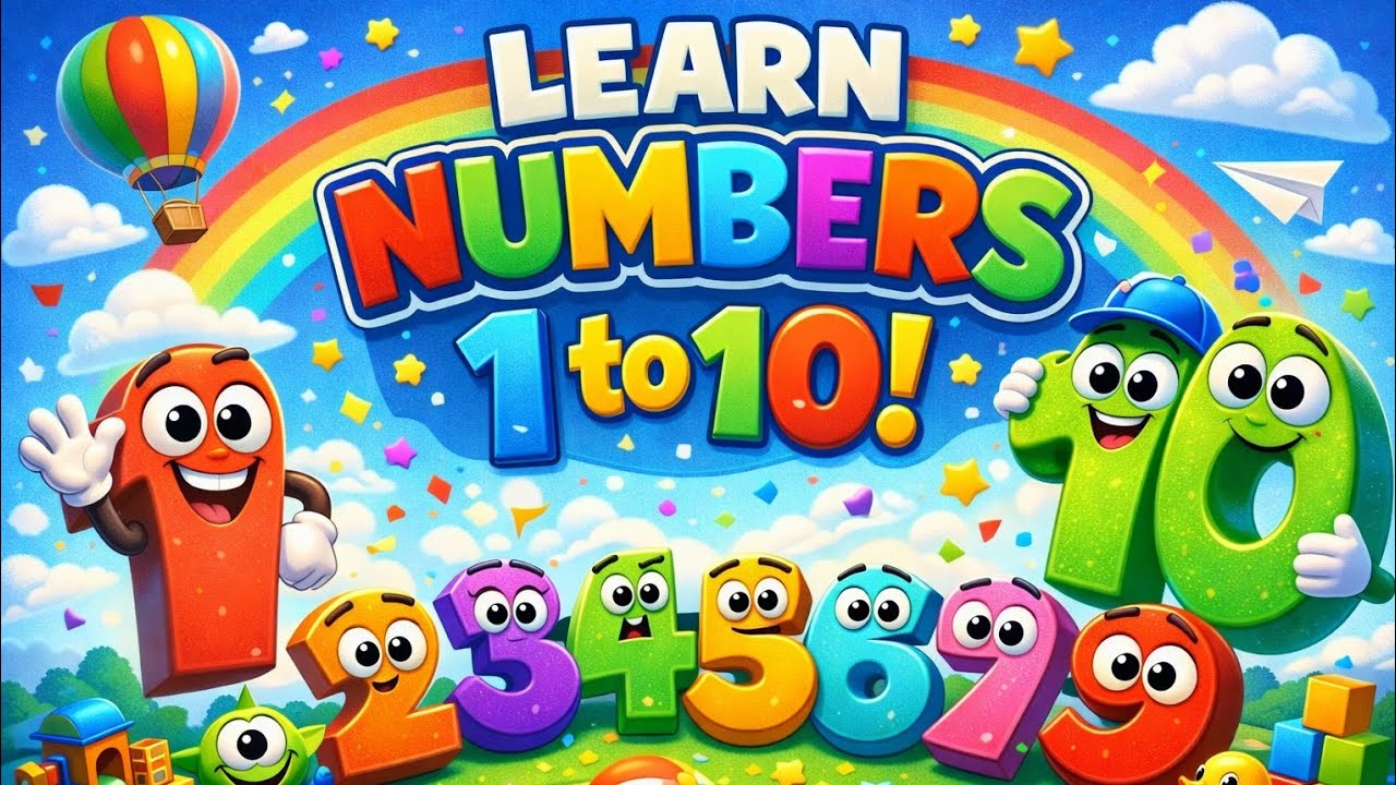 Learn 1 to 10 numbers | 123 Song | Numbers Song | Numbers for kids|