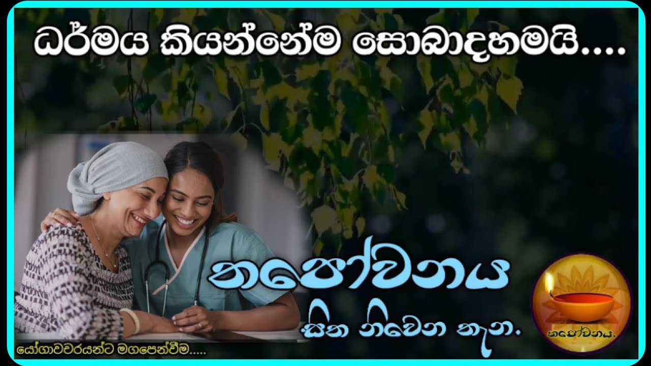 මේ ලෙඩ වෙන කය  අතහැරලා එතුමිය ධර්මය දකියි #Thapowanaya සිත නිවෙන තැන 🙏