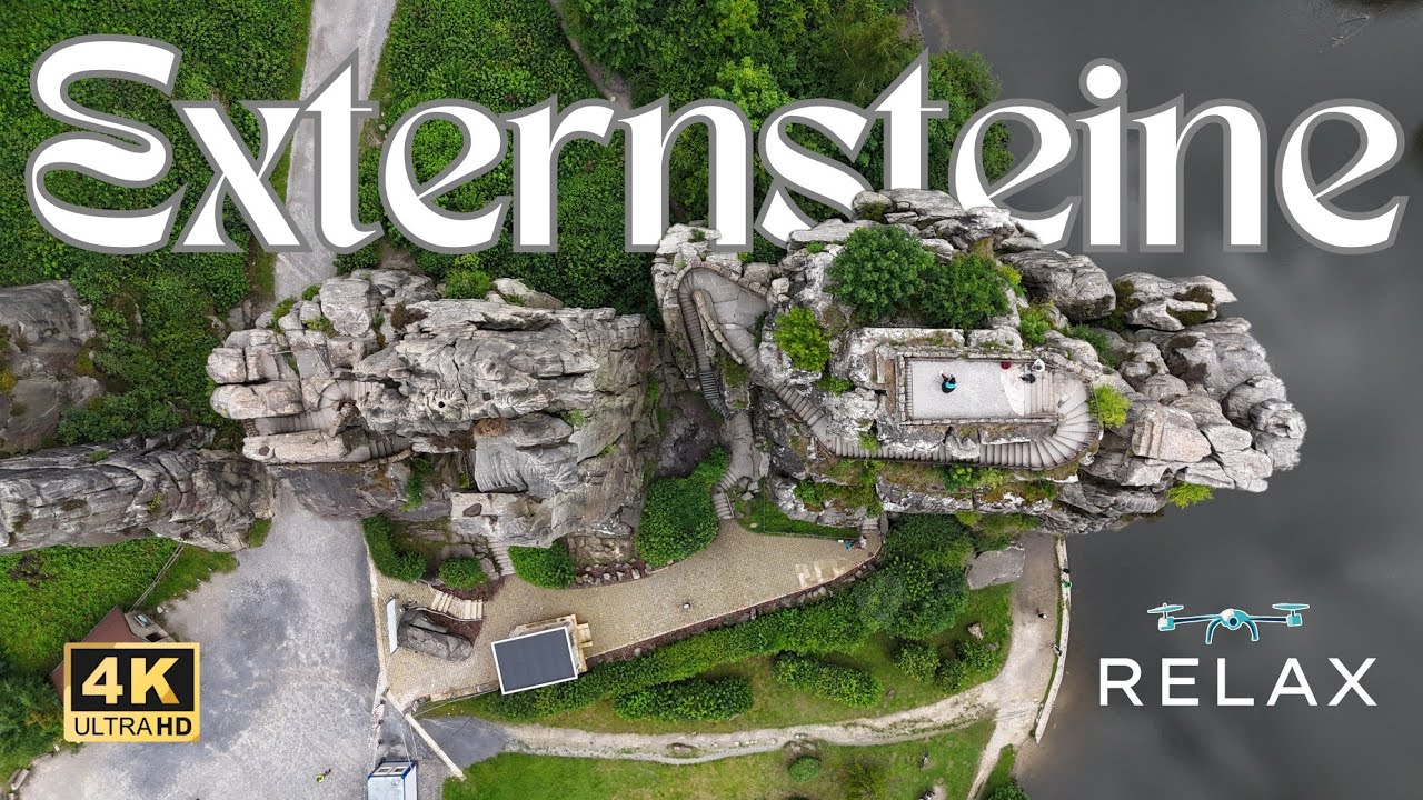 Externsteine, Germany | Relaxing Drone Film [4K]