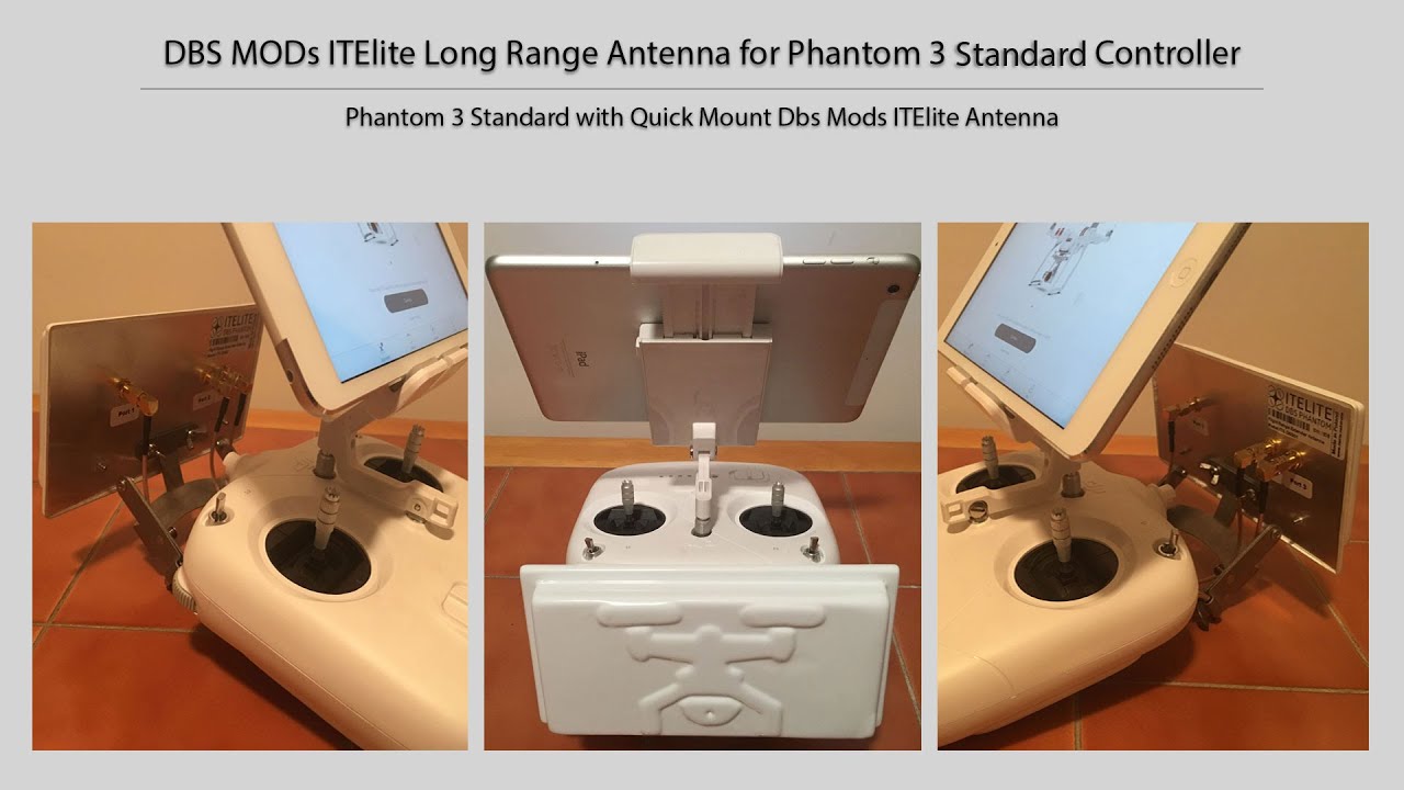 DBS MODs ITELITE Long Range Antenna for Dji Phantom 3 Standard