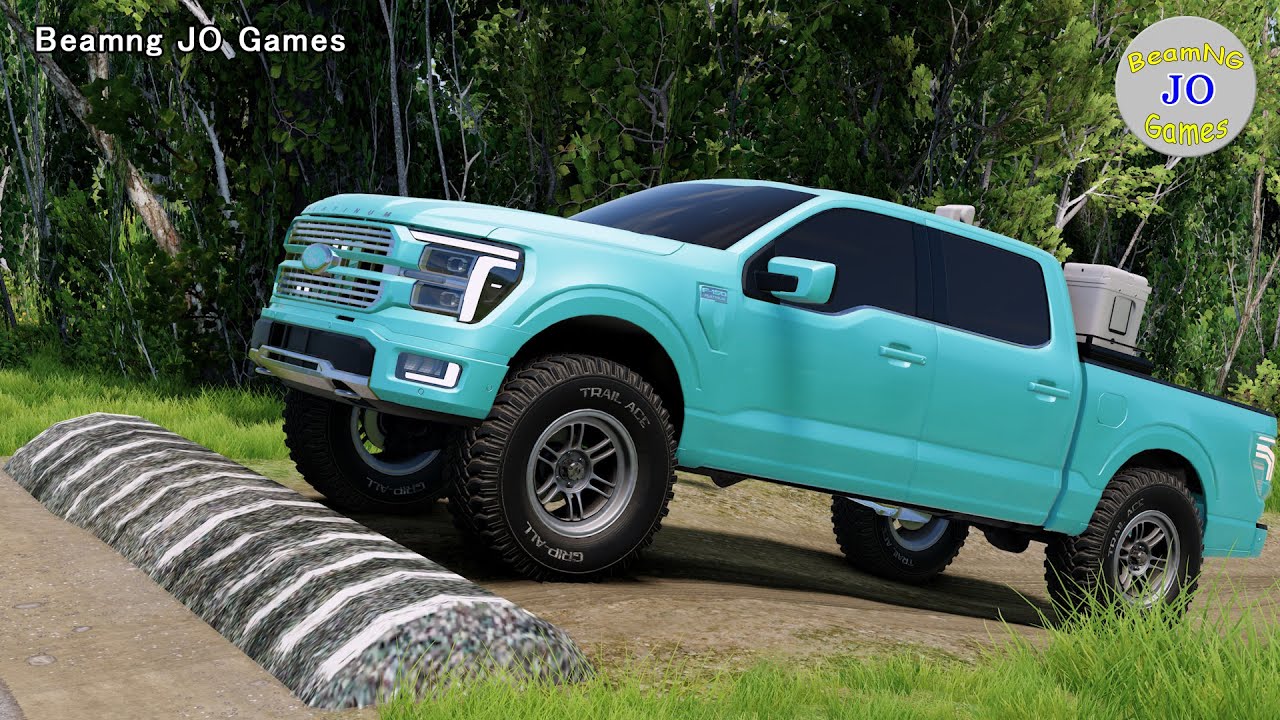 Cars vs Massive Speed Bumps # 535 – BeamNG JO Games
