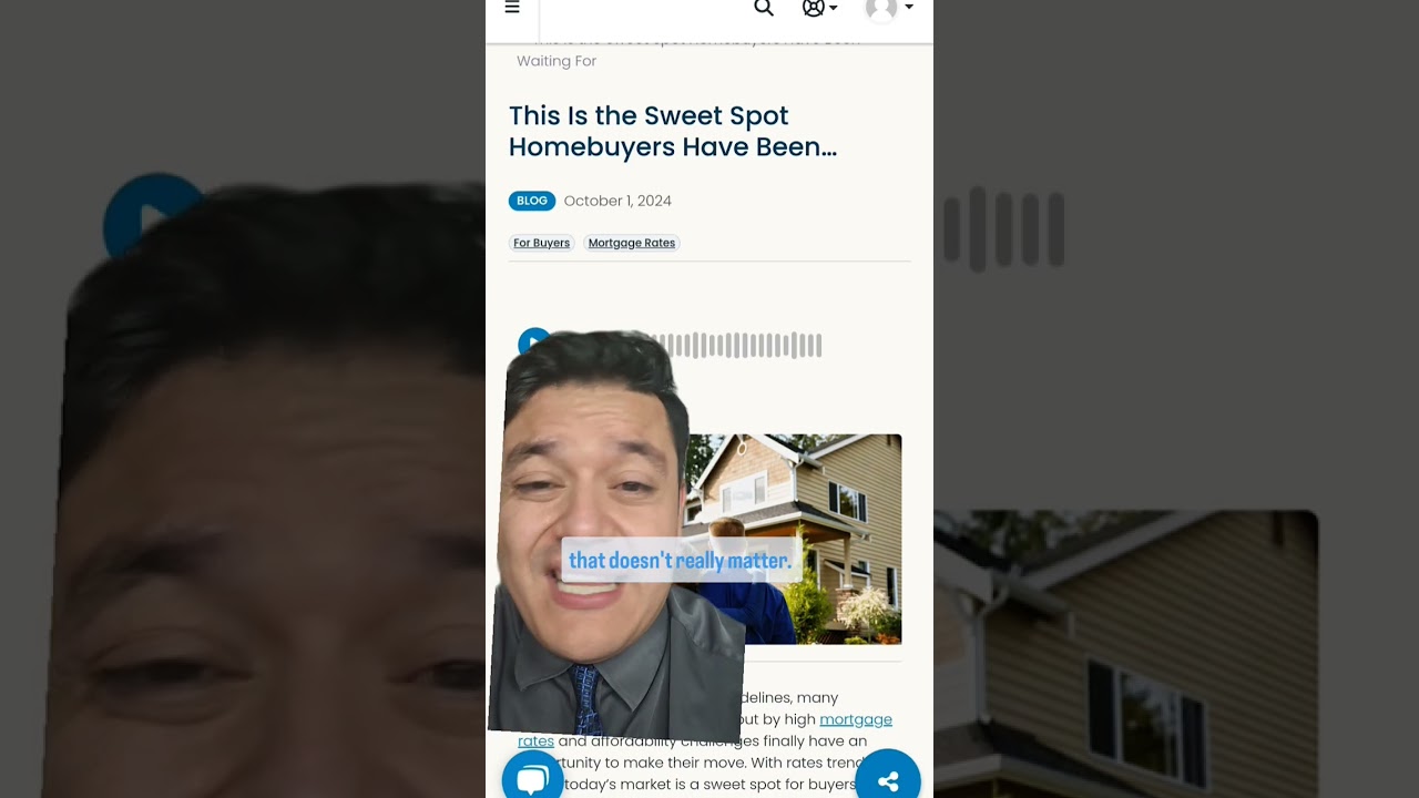 Right now is the sweetspot for home buyers 😱😱 MARYLAND REALTOR CARLOS CONTRERAS 🏠