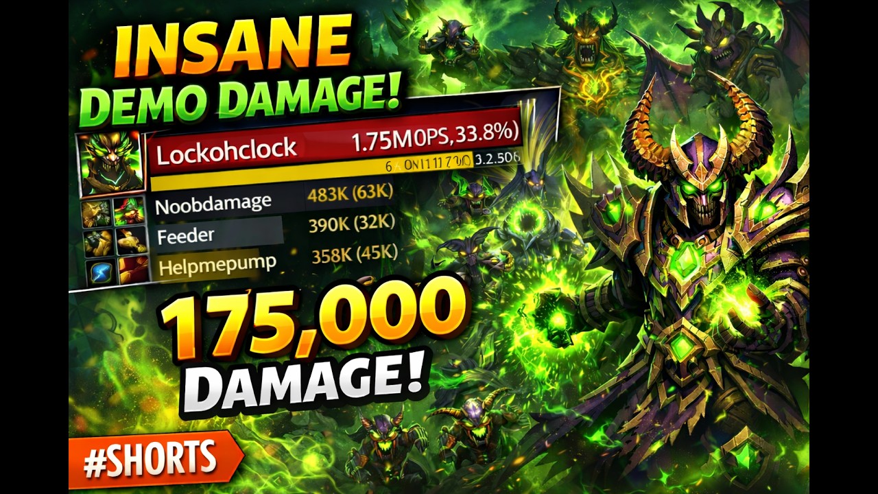 INSANE Demo warlock Damage Week 1 of Midnight