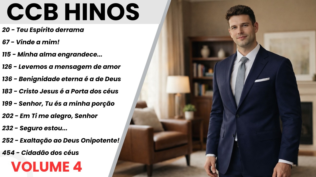 Coletânea de Belos Hinos CCB - A MINHA ALMA DESEJA VER-TE! - VOL.4