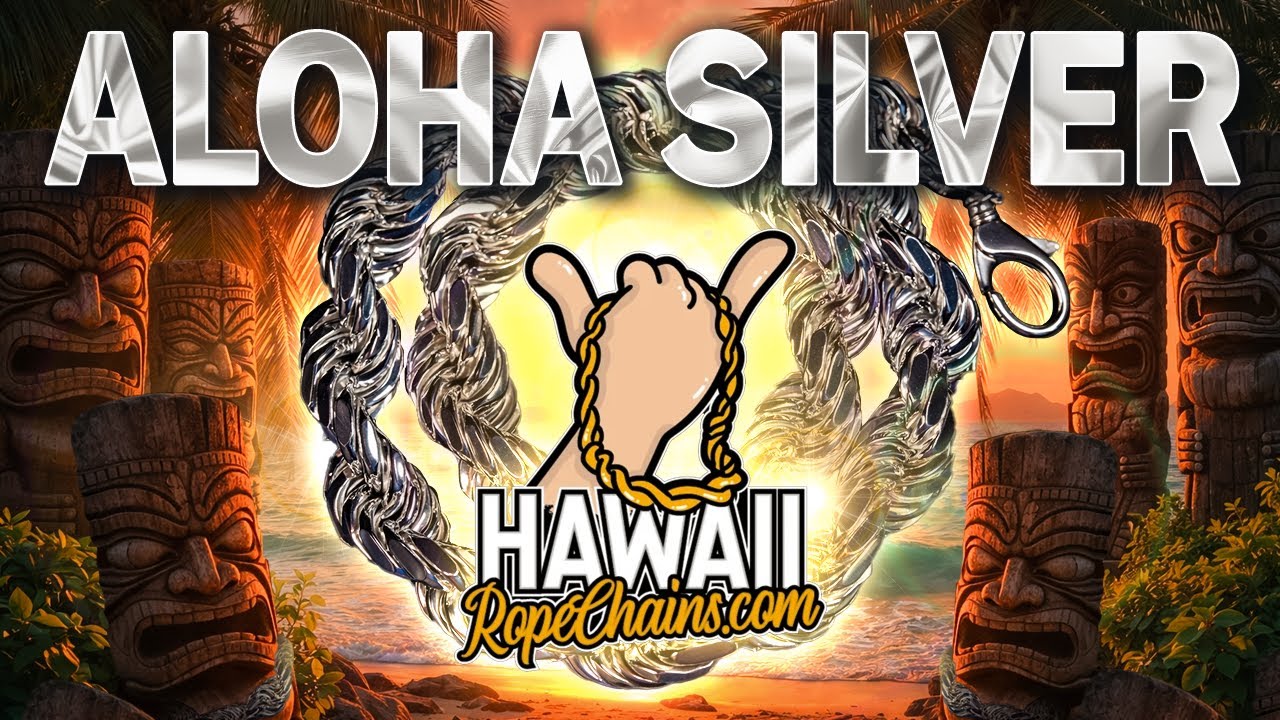 Серебряная цепочка-веревка 18 мм, которую вы никак не ожидали! 👀⛓️ Hawaii Rope Chains произвели ф...