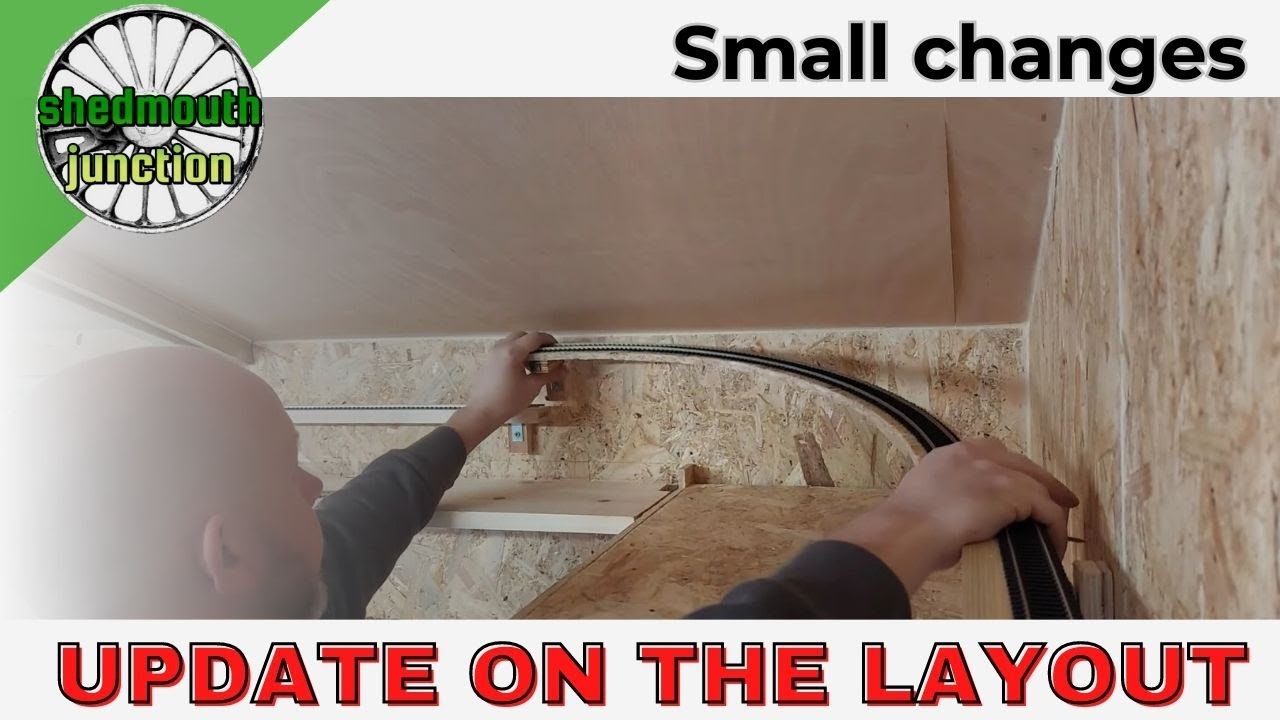 Shelf model railway development update