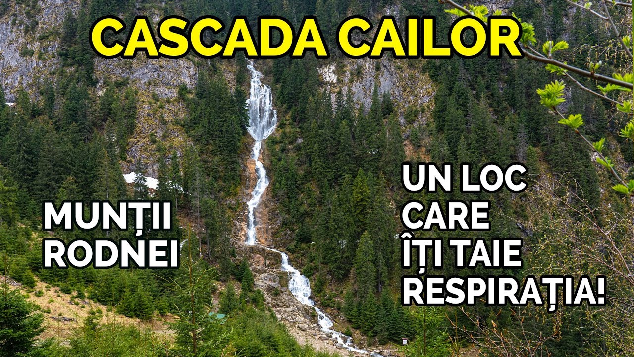 Cascada Cailor - Una din cele mai spectaculoase cascade din România - se vede superb din dronă ⛰️