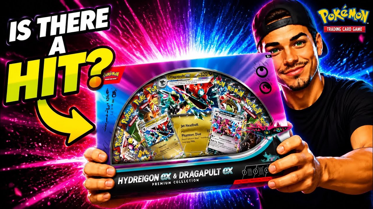 Pokemon Hydreigon ex & Dragapult ex Premium Collection Surging Sparks Twilight Masqueradw