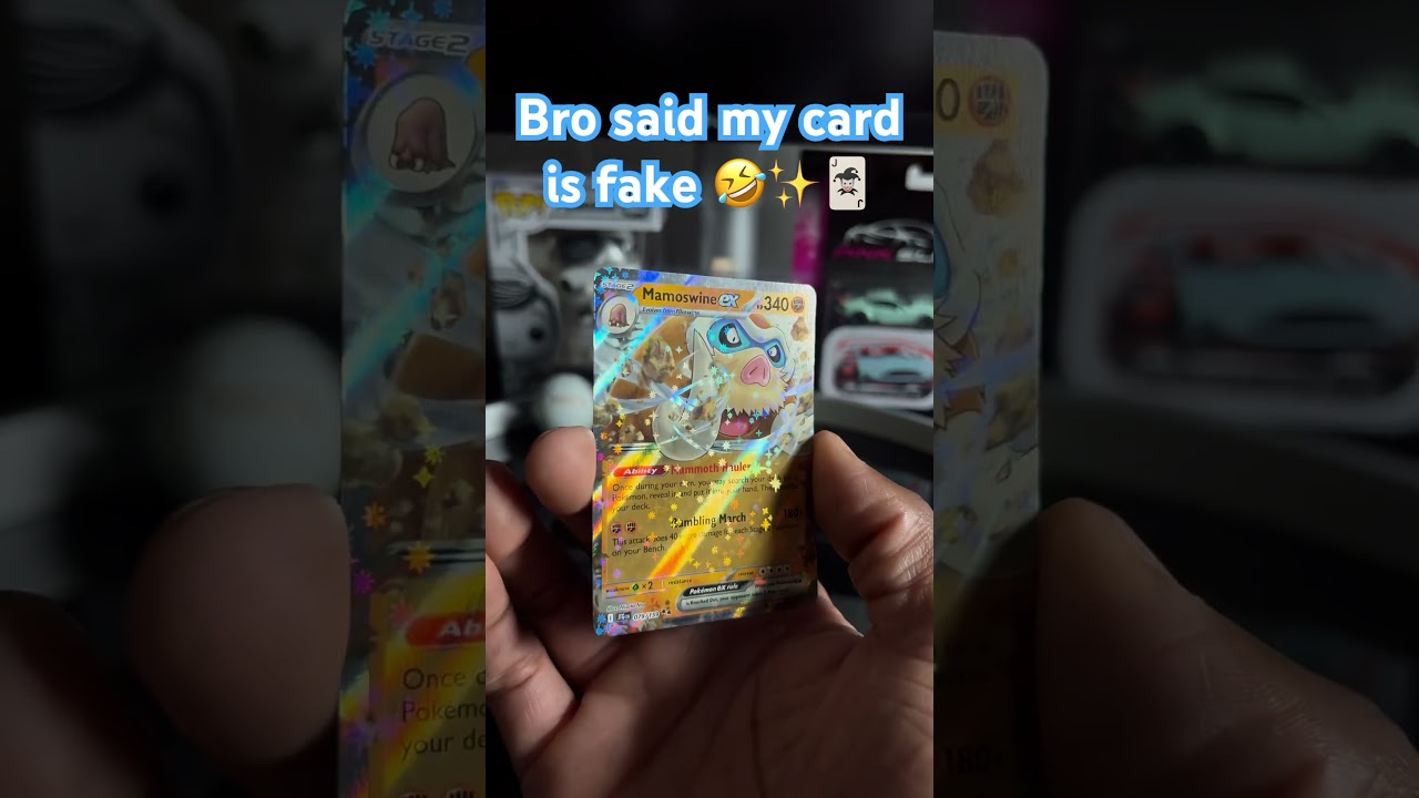 INSANE MAMOSWINE EX HOLO PULL! This Card is a TANK! #holographic #pokemoncards