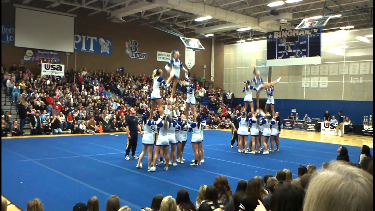 Bingham High School USA Cheer Competition Feb.4 2012