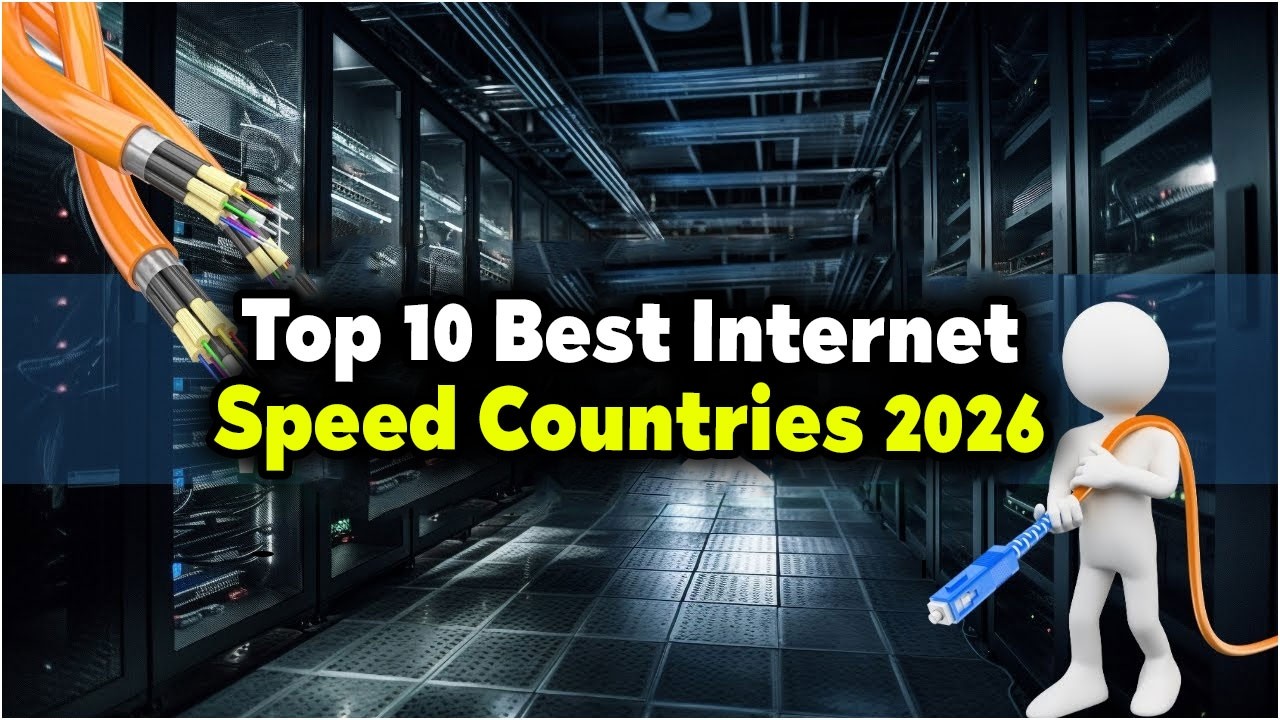 Top 10 Countries With Fastest Internet Speed in 2026 || Best High Speed Broadband Ranked