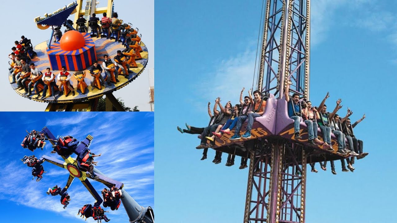 WOW Amusement Park - NOIDA - WORLDS OF WONDER [ALL RIDES VIDEO]