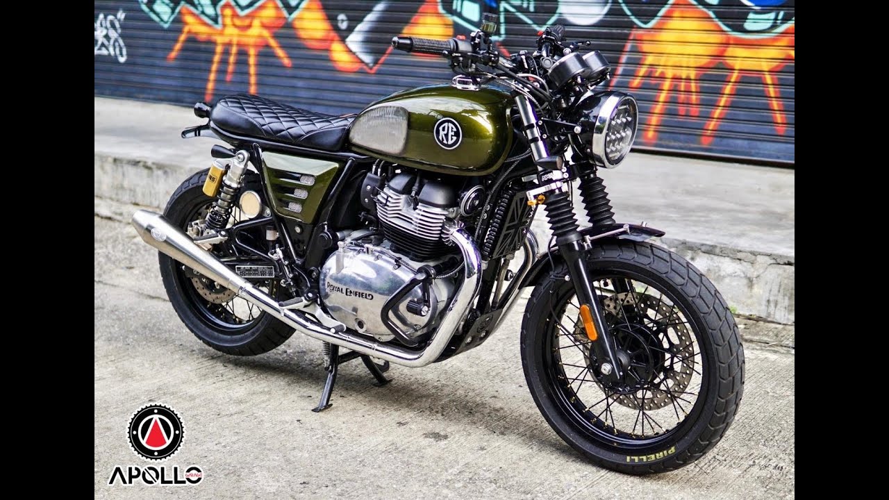 Review Royal Enfield Twin 650  The hulk project