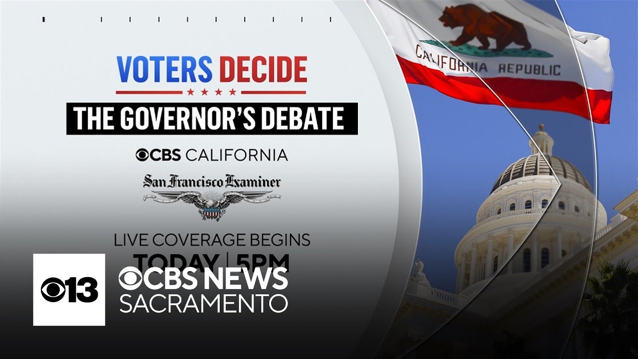 California governor&rsquo;s debate hosted by CBS News California and the San Francisco Examiner