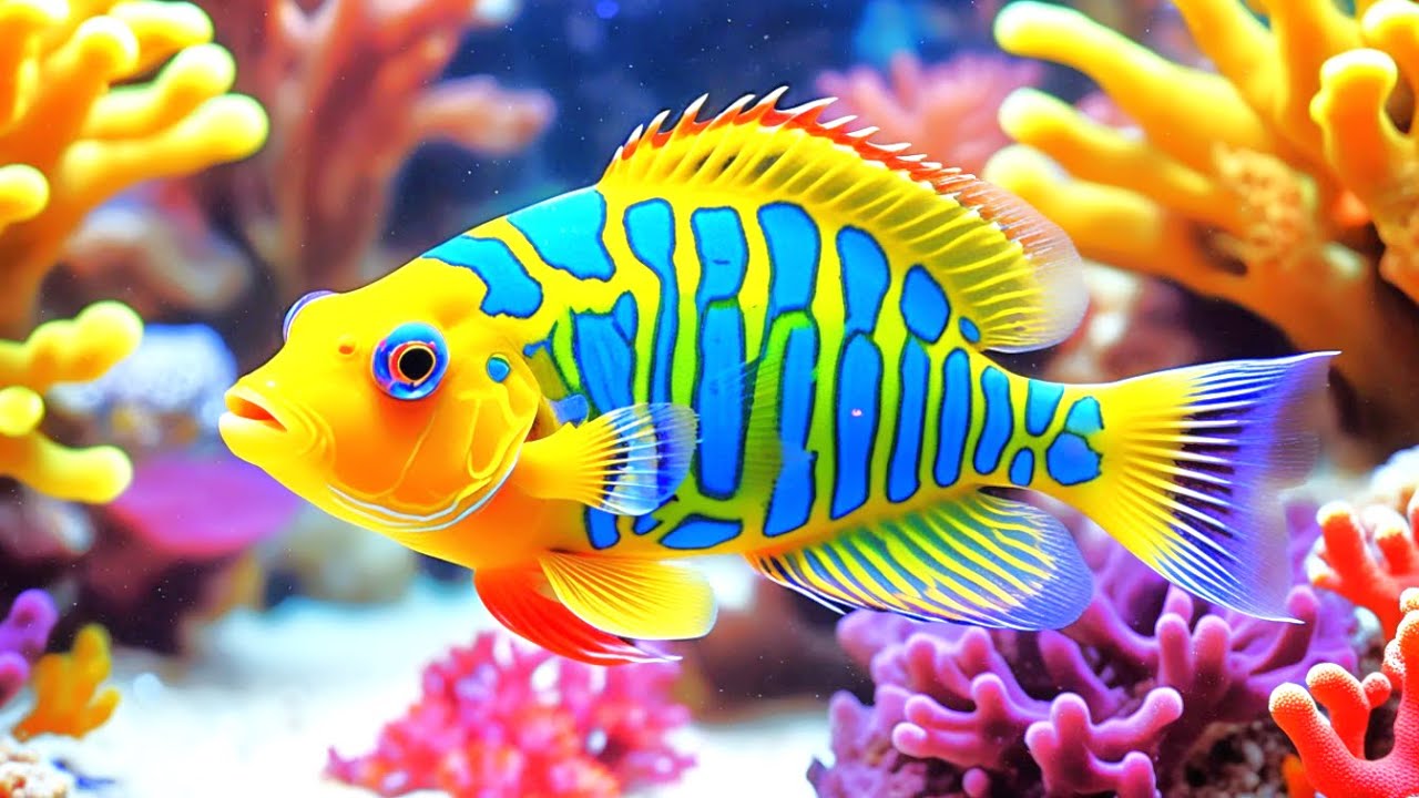 The Best 4K Aquarium - Dive Into The Mesmerizing Underwater Realm, Sea Jellyfish