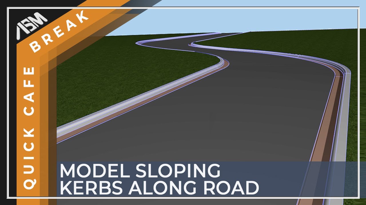 How to create a quick sloping Kerb along a terrain in ARCHICAD