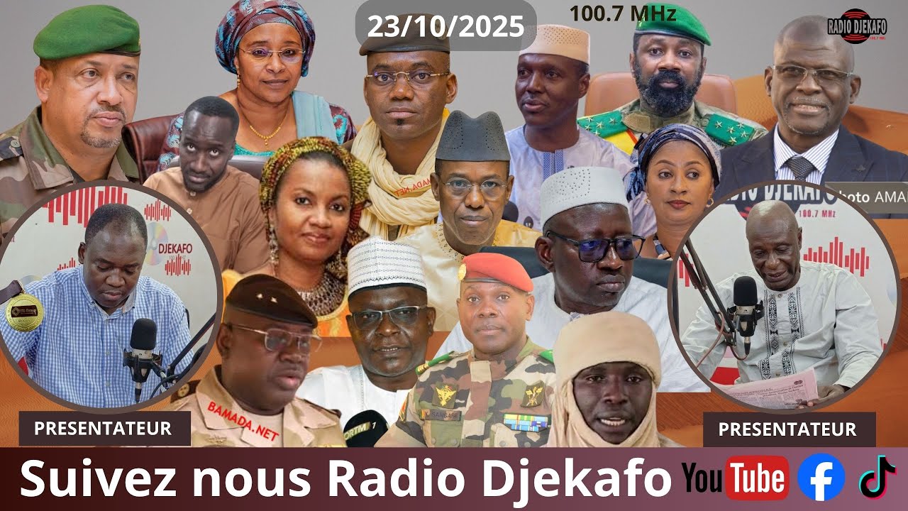 RADIO DJEKAFO 23 OCTOBRE BOUA DIABATE ET ABOUBACAR CAMARA