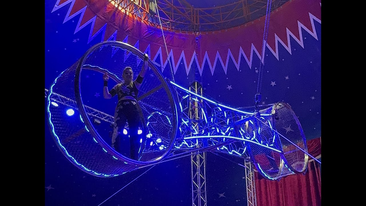 Extreme Circus Act! The Wheel of Death Will Leave You Breathless!