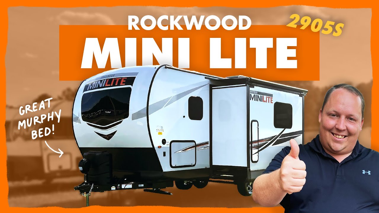 MOST AMAZING TINY Family Travel Trailer! Rockwood Mini Lite!