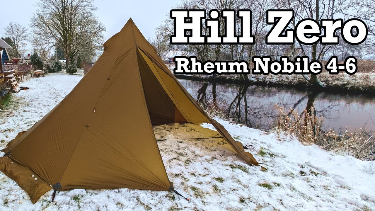 Tipi von Hill Zero - 4-6 Personen - Alternative zu Tentipi und Helsport ??? Lavu für 4 Jahreszeiten