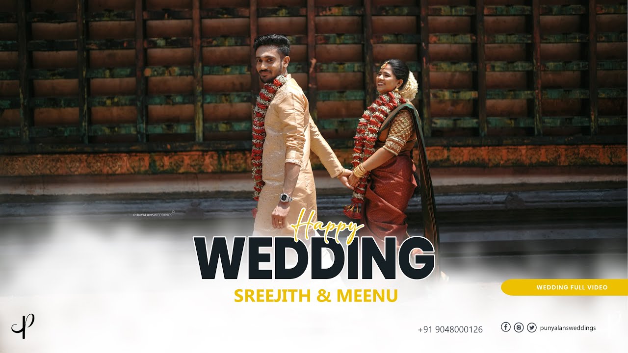 Sreejith and Meenu  | Kerala Hindu Wedding Full Video | Punyalans Weddings | 2024 