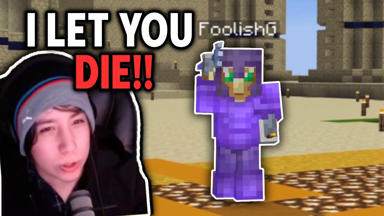 FoolishG is SHOCKED When Quackity let Him DIE on PURPOSE During The RED BANQUET!! [Dream SMP]