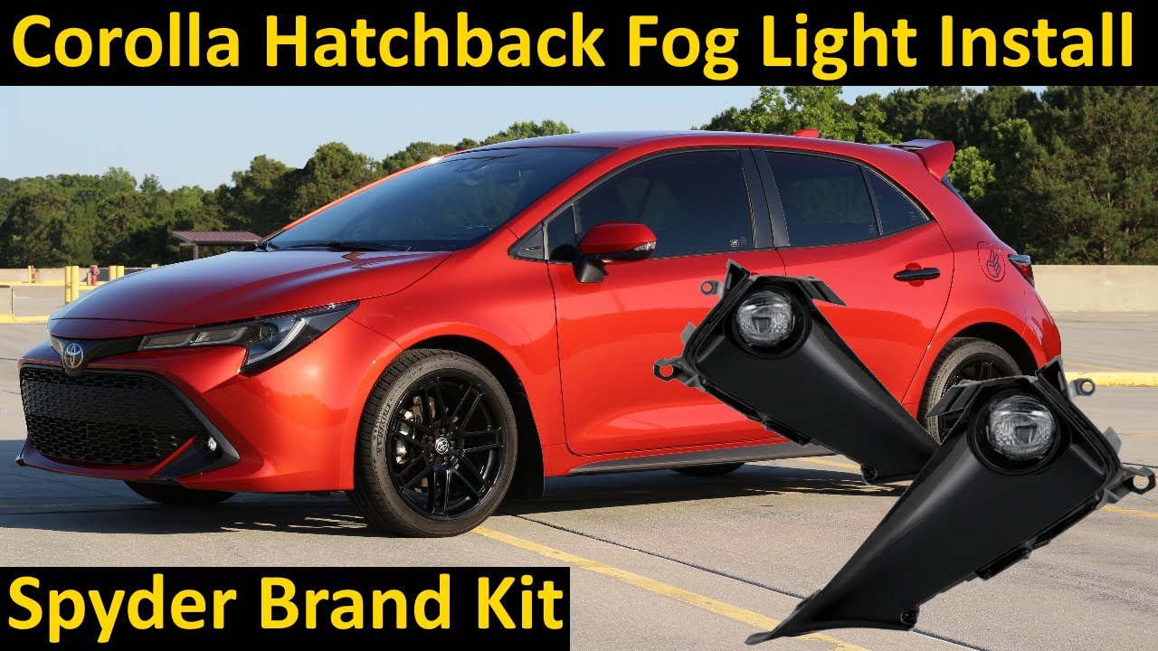 2019+ Corolla Hatchback Fog Lights Install/Tutorial