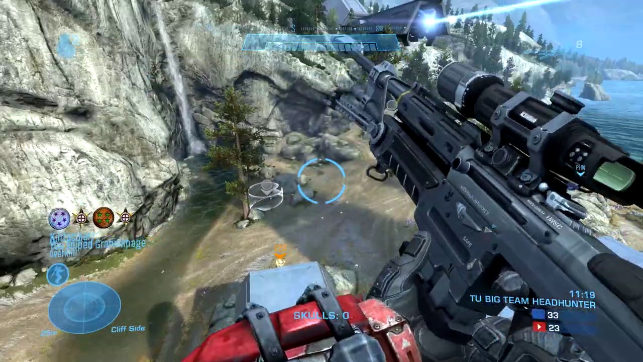 Legendary HALO Sniper Jackal Sniping EVERYONE
