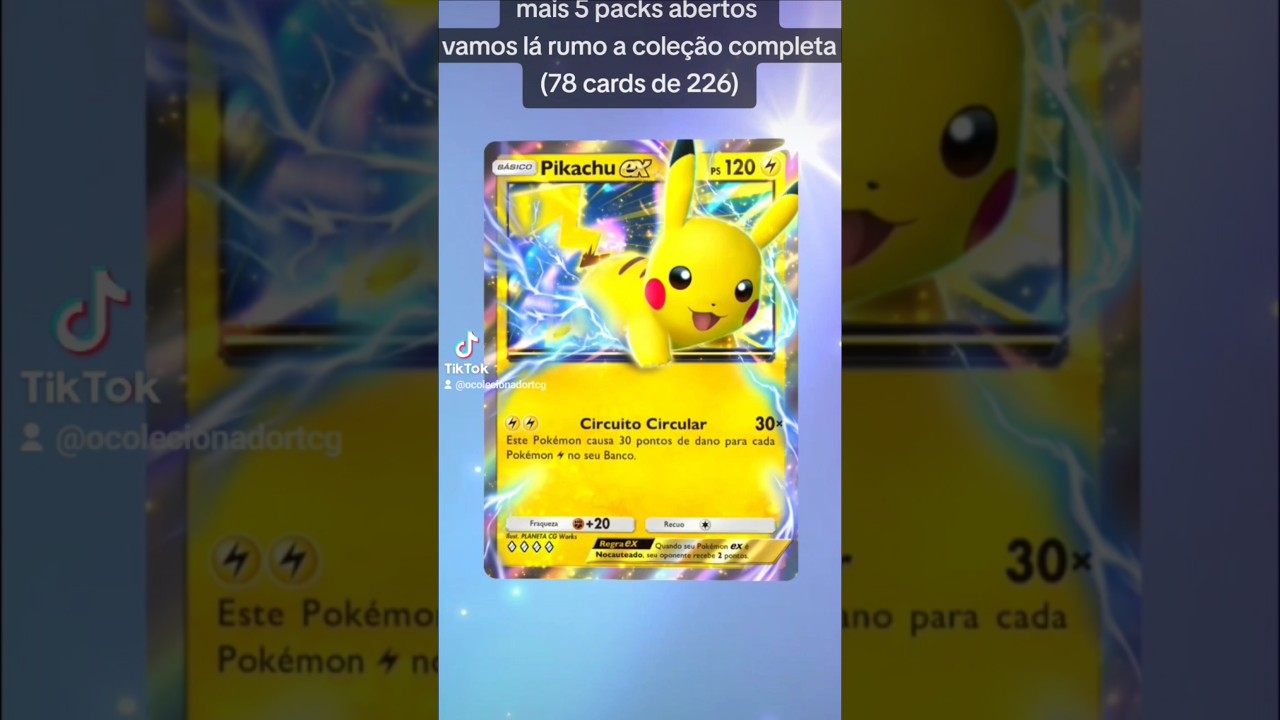 Mais 5 packs abertos de Pokemon TCG Pocket. rumo a coleção completa. 