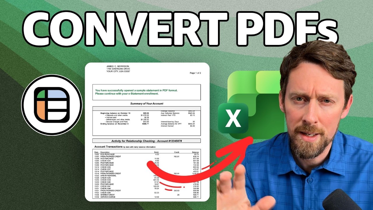 Convert PDF to Excel (Easiest Way 2026)