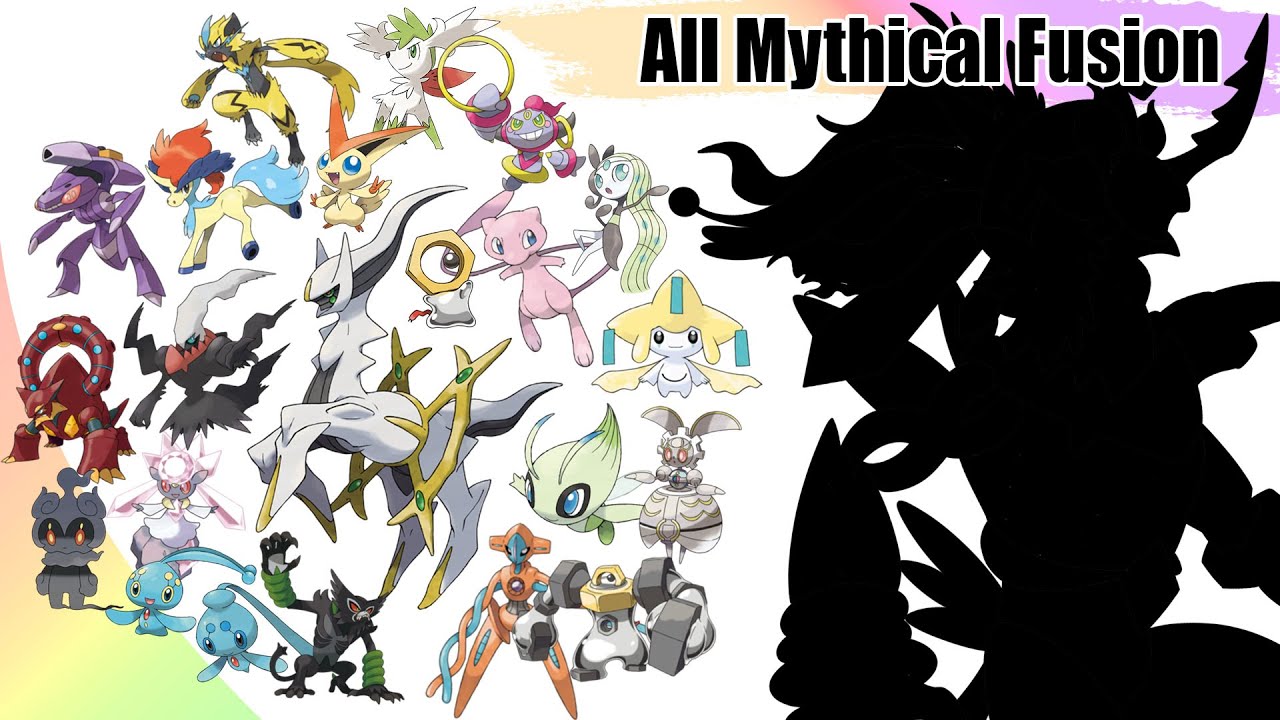All 22 Mythical Pok&eacute;mon Fusion 2023 | Drawing WOLRD RECORDS | Max S